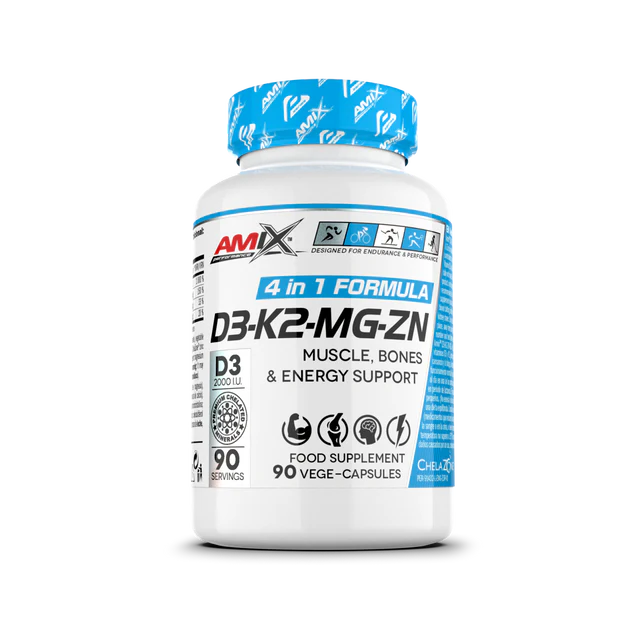 Multivitamínico D3 - K2 - MG - ZN 90 VCaps - Amix Performance