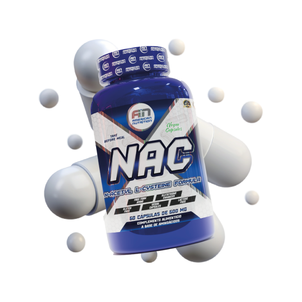 N-ACETYL L-CYSTEINE FORMULA – 60 cápsulas de 600 mg AMERICAN NUTRITION