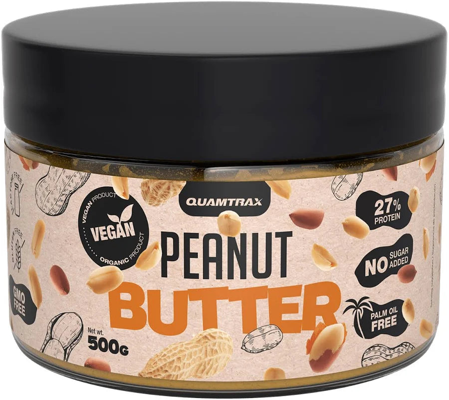 Peanut Butter (Mantequilla de Cacahuete) 500GR Quamtrax