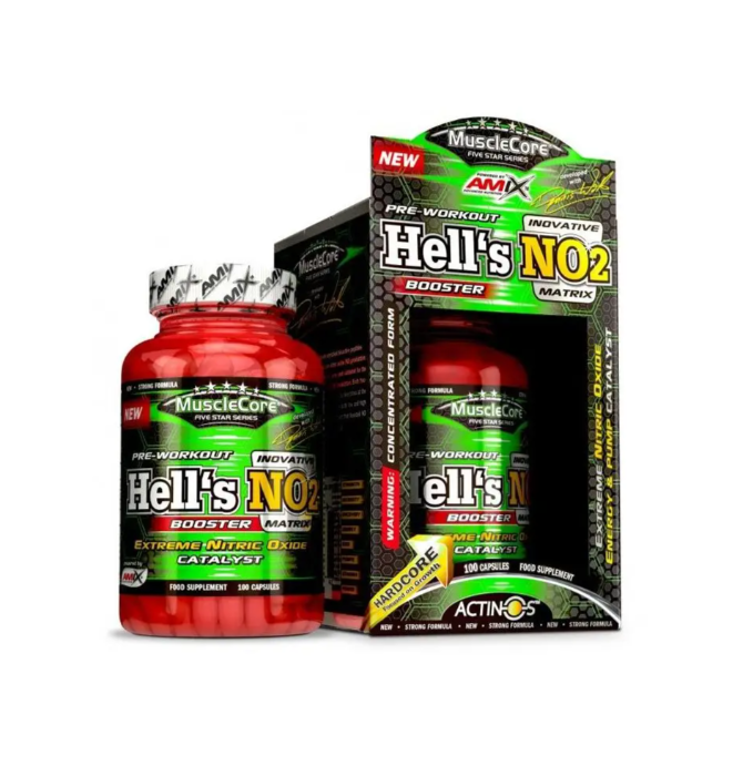 Pre-entreno Hell's NO2 100 Caps