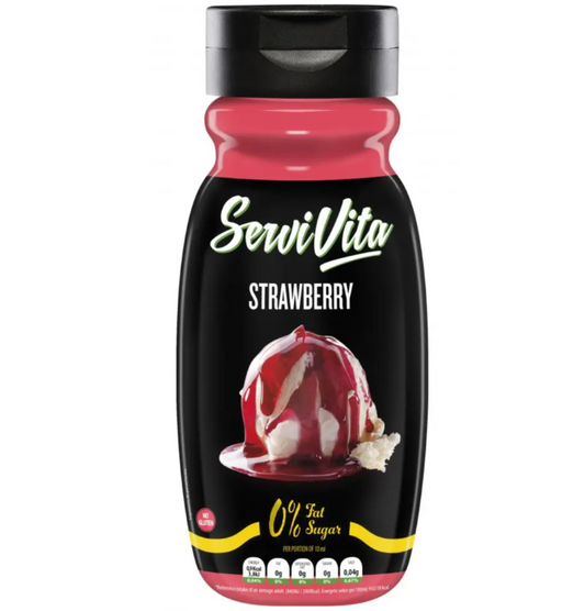 Salsa Zero Sabor Fresa ServiVita 320 ml