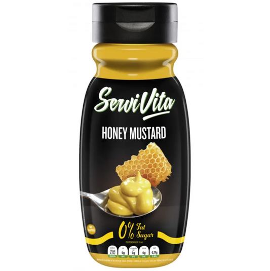 Salsa Zero Sabor Miel y Mostaza ServiVita 320 ml