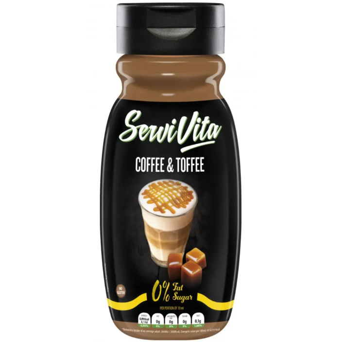 Salsa Zero Sabor Coffee & Toffee ServiVita 320 ml