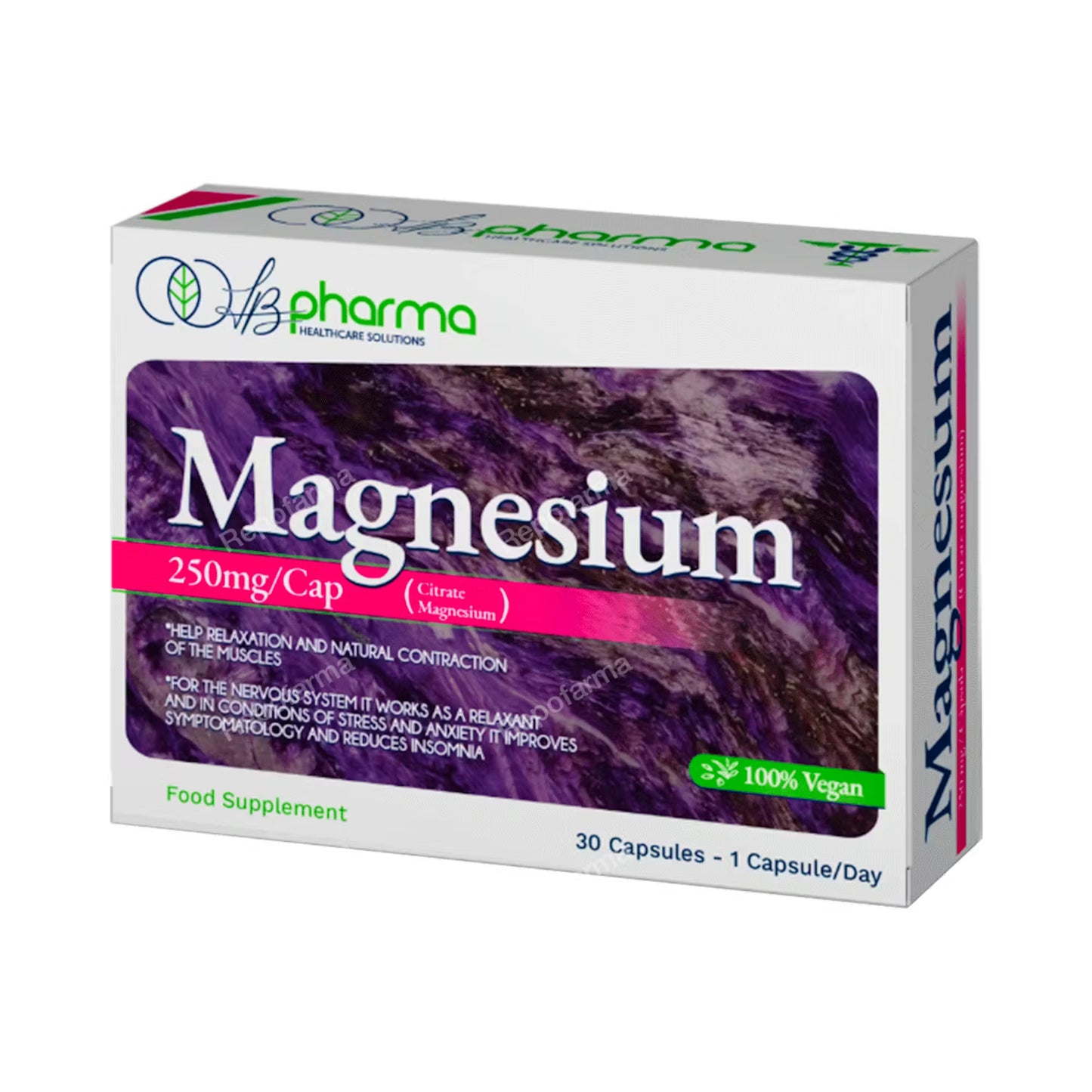 MAGNESIO 30 cap - LB PHARMA