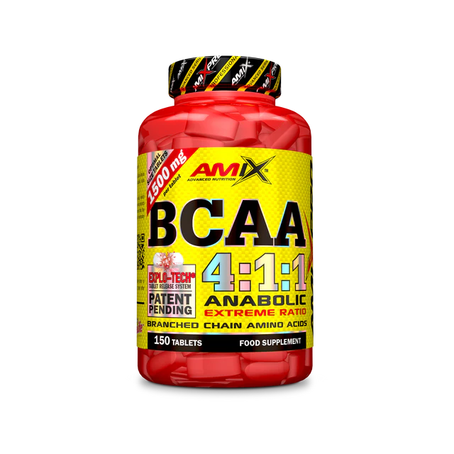 Aminoácidos BCAA 4:1:1 150 tabs – Amix Pro®