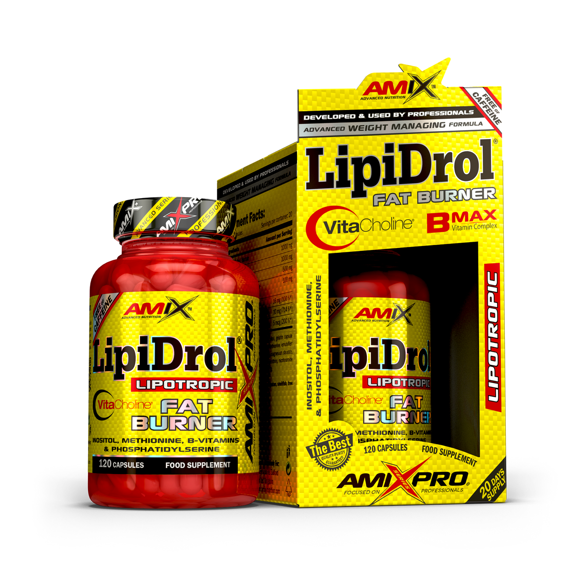 Amix Pro Lipidrol Fat Burner 120 cápsulas