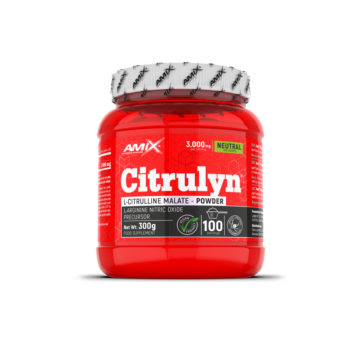 Amix Citrulina 300 g Neutro