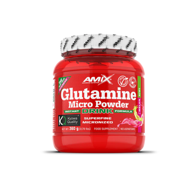 Glutamina Micronizada Powder Drink 360 g con sabor – Amix™