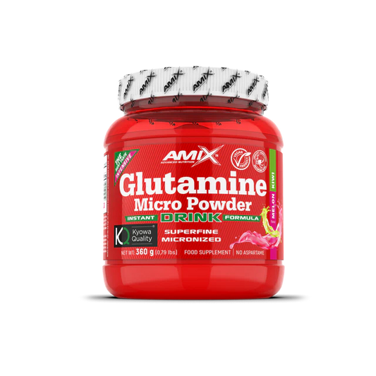 Glutamina Micronizada Powder Drink 360 g con sabor – Amix™