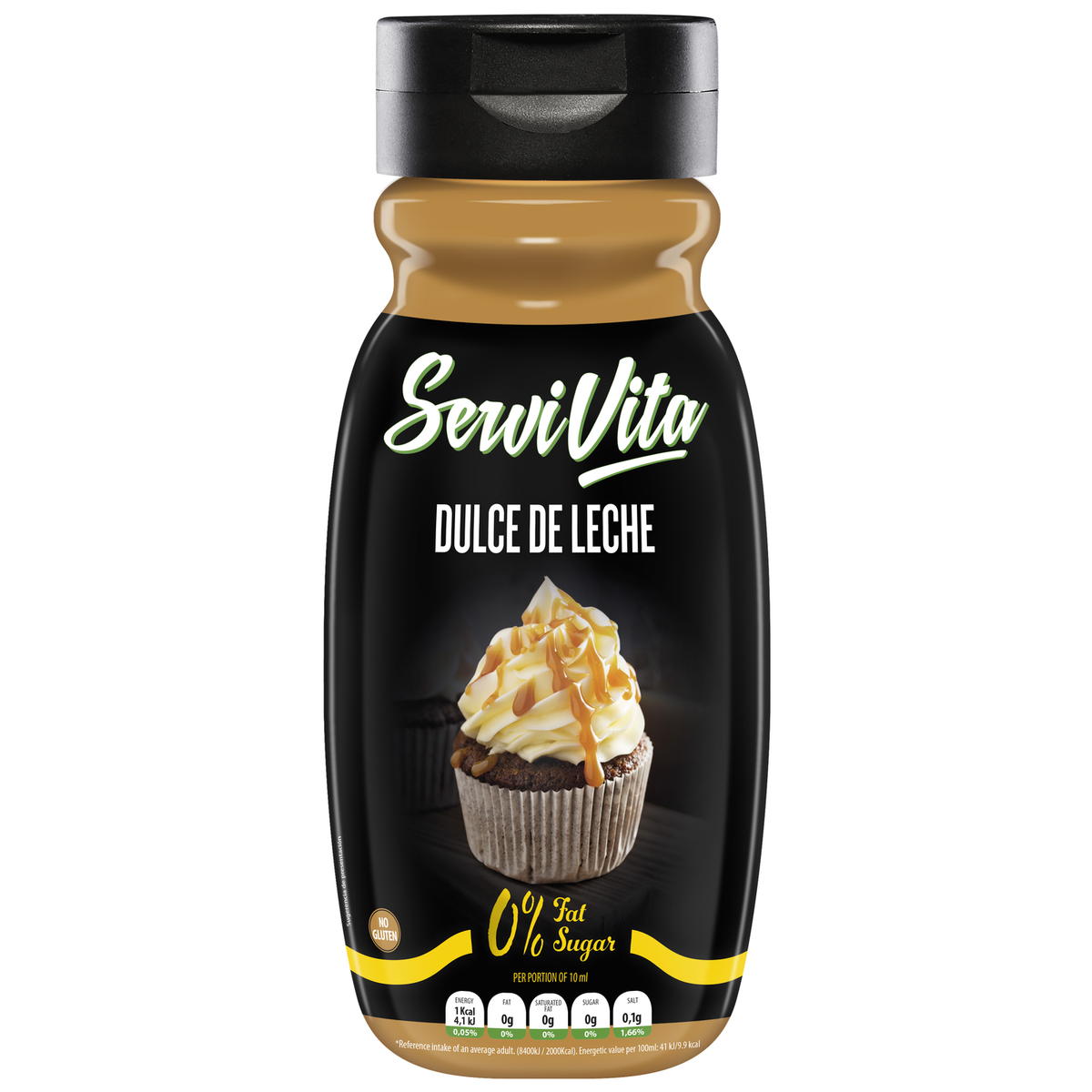 Servivita Salsa Zero 320 ml Dulce de leche