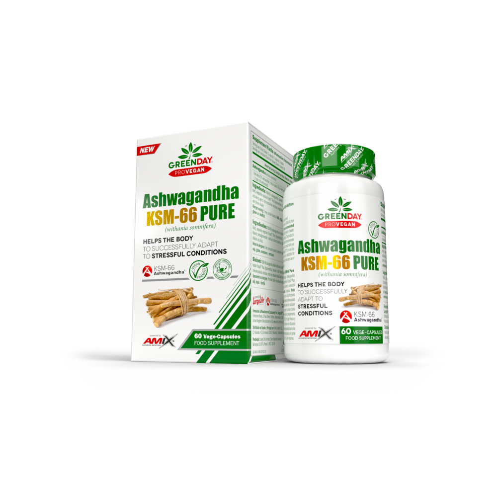 Amix Greenday ProVegan Ashwagandha KSM-66 60 cápsulas