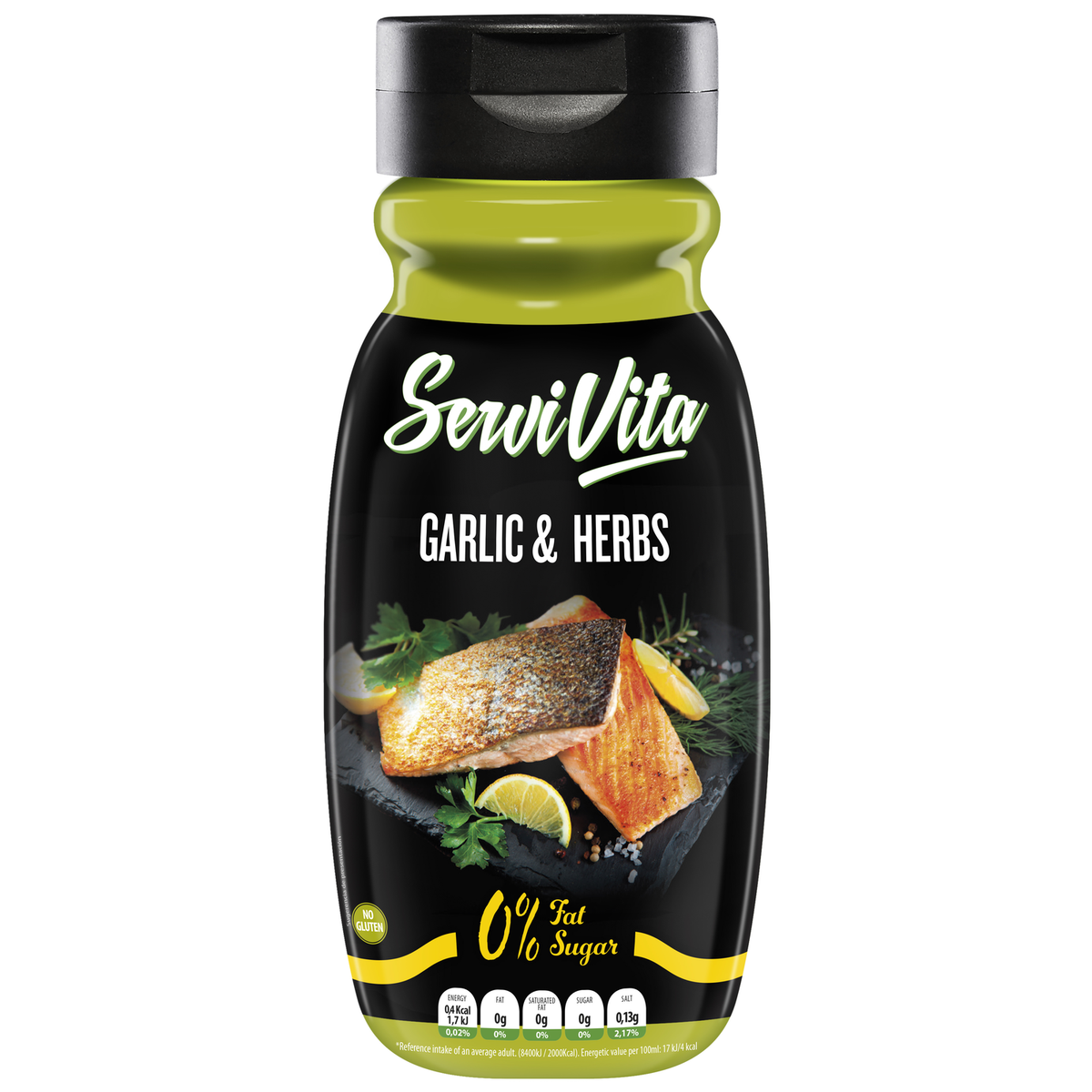 Servivita Salsa Zero 320 ml Ajo y Hierbas