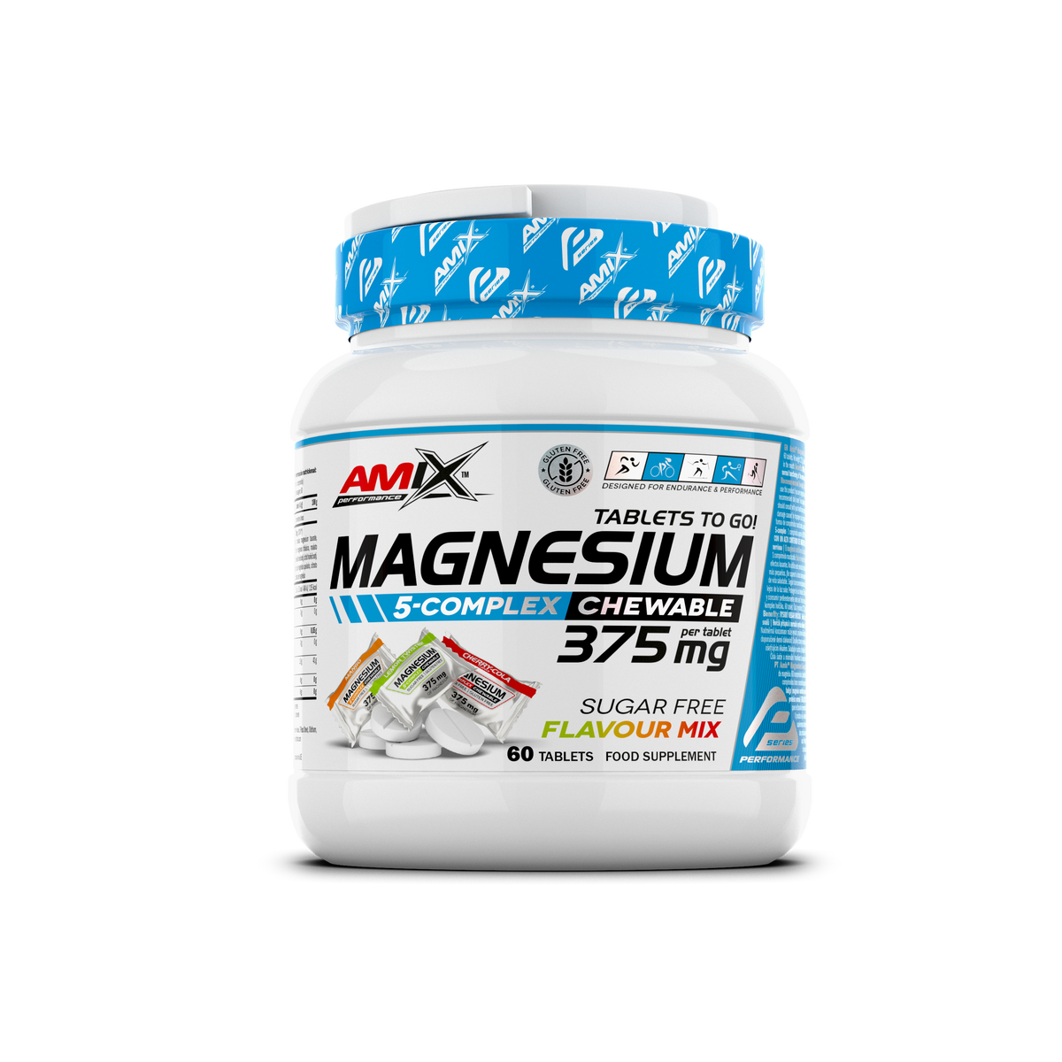 Amix Performance Magnesio Masticable 60 tabletas