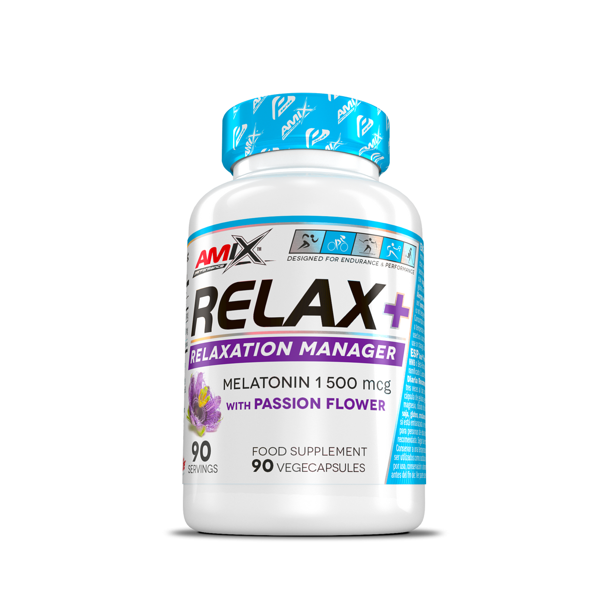 Amix Performance Relax + Melatonina 90 cápsulas