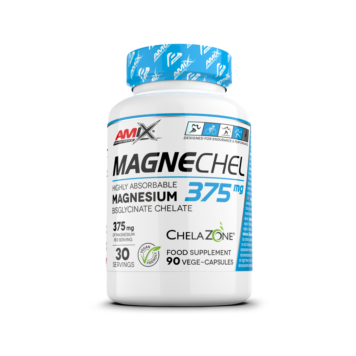 Amix Performance Magnesio Quelado MagneChel 90 cápsulas