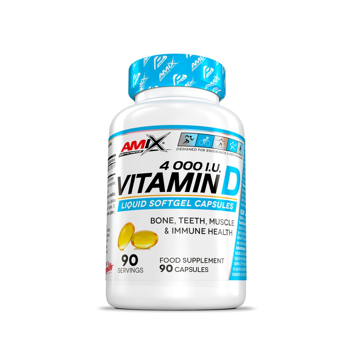 Amix Performance Vitamina D 4.000 UI 90 cápsulas