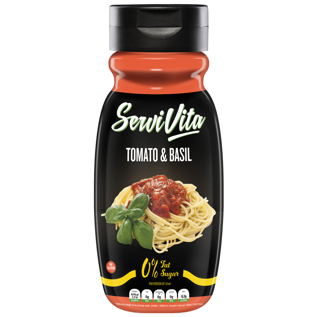 Servivita Salsa Zero 320 ml Tomate y Albahaca