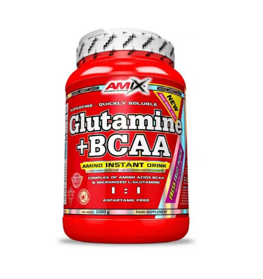 Glutamina + Bcaa´s Aminoacidos Ramificados 1kg