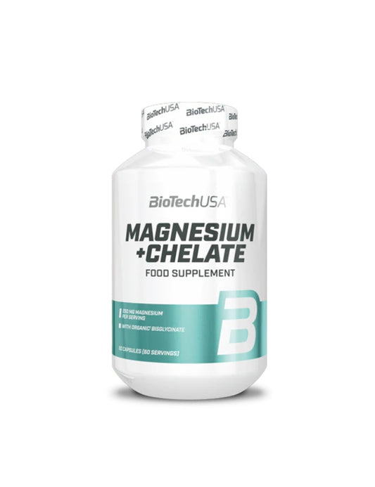 Magnesium + Chelate 60 Cápsulas - Biotech Usa