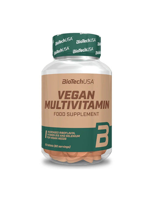 Vegan Multivitamin 60 Tabletas - Biotech USA